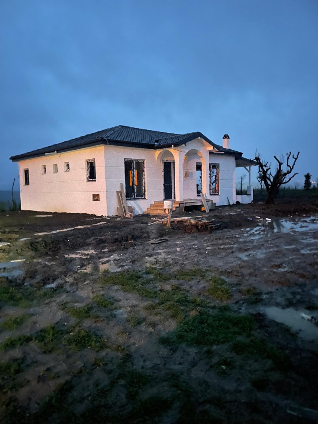 Sakarya'da Kayın İnşaat tarafından tamamlanan anahtar teslim bungalov ev projesi