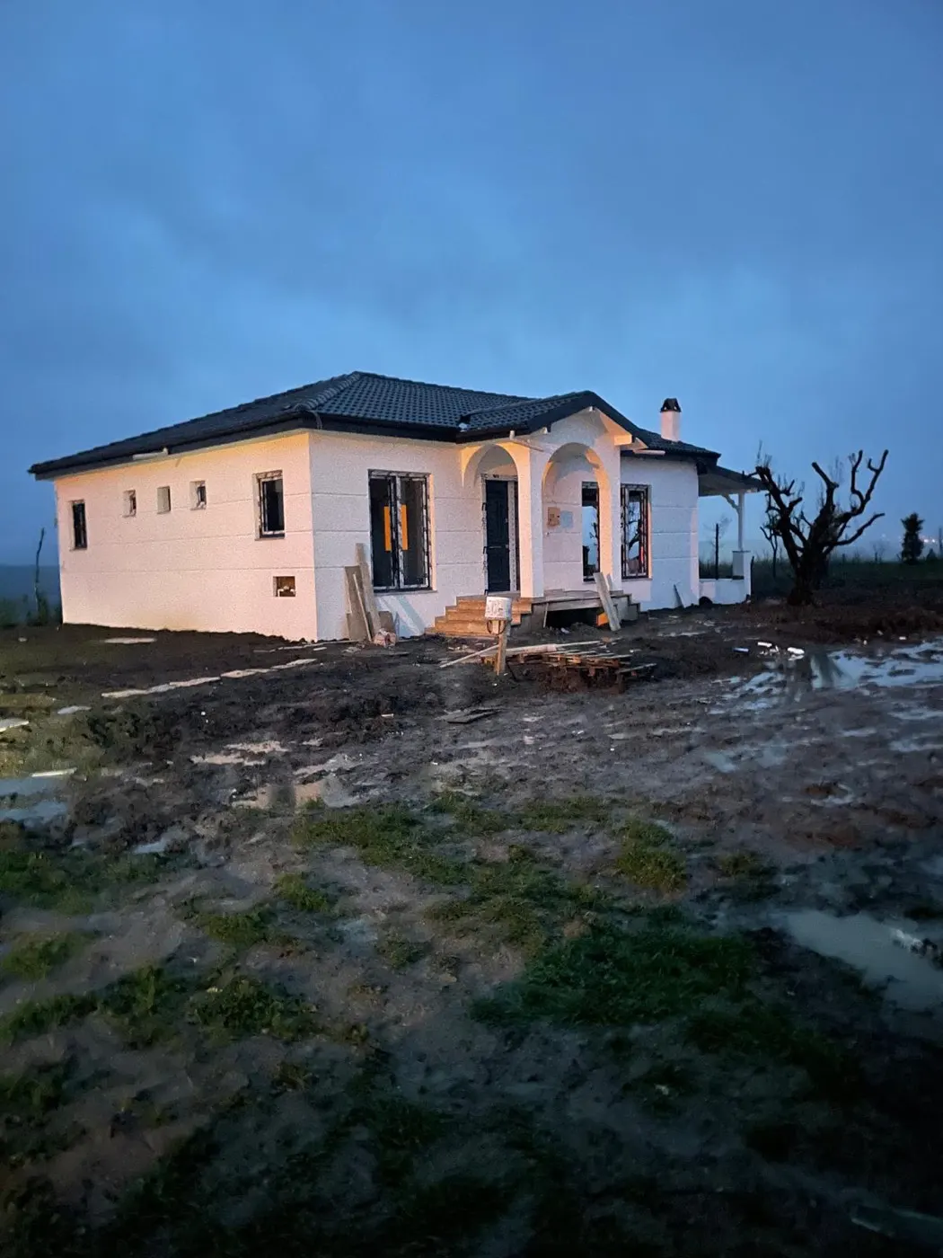 Sakarya'da Kayın İnşaat tarafından tamamlanan anahtar teslim bungalov ev projesi