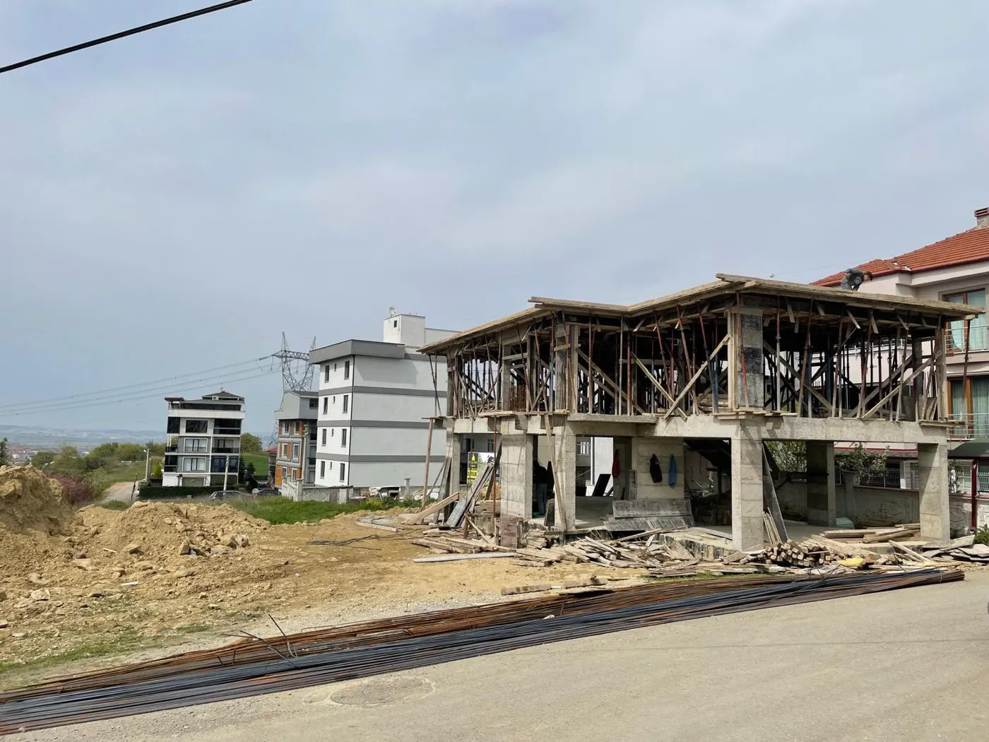 Sakarya kaba inşaat - beton kolon ve döşeme uygulaması